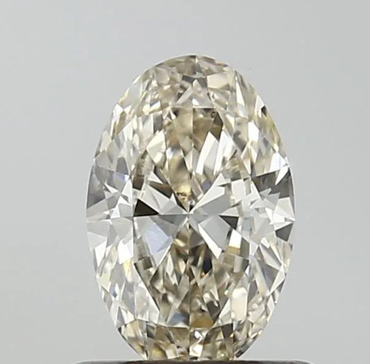 0.61ct Oval Natural Diamond (Colour J, Clarity VS2, Cut VG, IGI Certified)