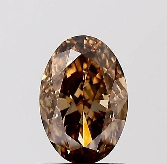 1.03ct Oval Natural Diamond (Colour Fancy, Clarity VS1, GIA Certified)