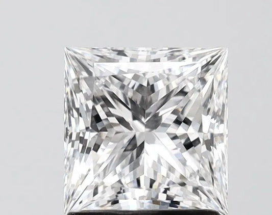 1.51ct Princess Lab Grown Diamond (Colour D, Clarity VVS2, IGI Certified)