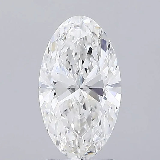 2.01ct Oval Lab Grown Diamond (Colour F, Clarity VVS2, IGI Certified)