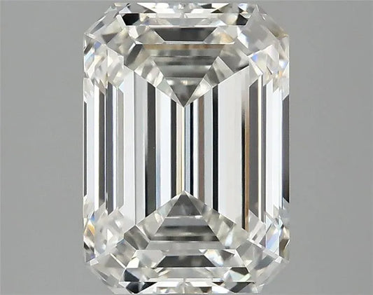 3.00ct Emerald Lab Grown Diamond (Colour G, Clarity VVS2, IGI Certified)