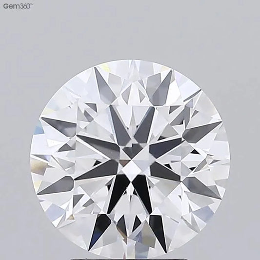 3.00ct Round Lab Grown Diamond (Colour E, Clarity VVS2, Cut EX, IGI Certified)