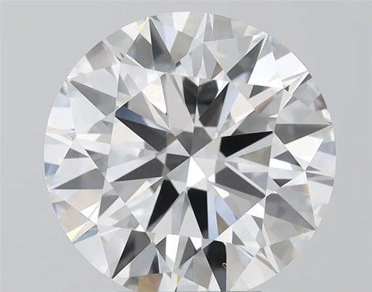 4.00ct Round Lab Grown Diamond (Colour E, Clarity VVS2, Cut ID, IGI Certified)